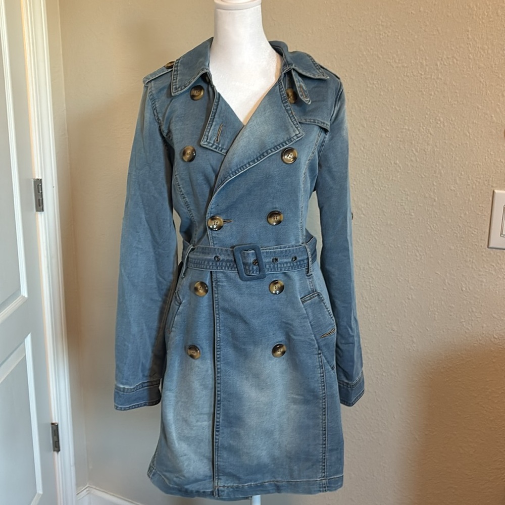 Steve Madden Blue Long Sleeve Dress
